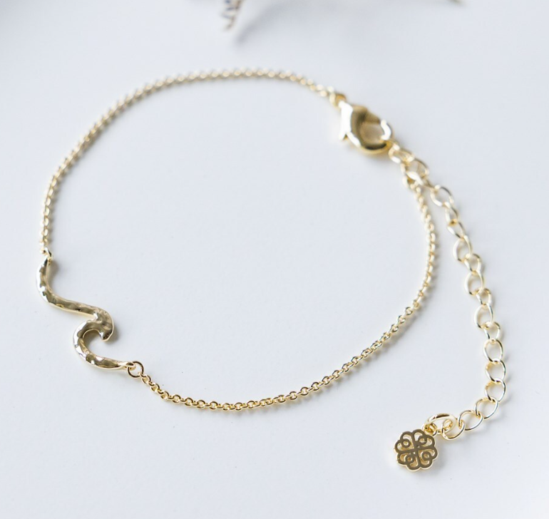 ANKLE TINY WAVE STYLE GOLD