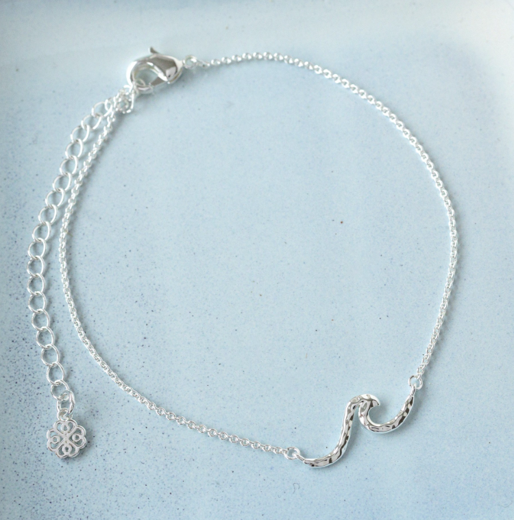 ANKLE TINY WAVE STYLE SILVER