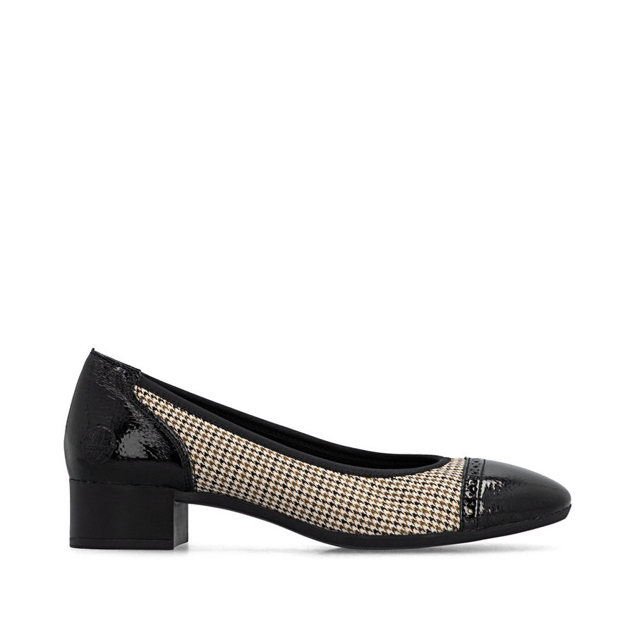 SPECTATOR PUMP PRINT BLACK/BEIGE 43450-60