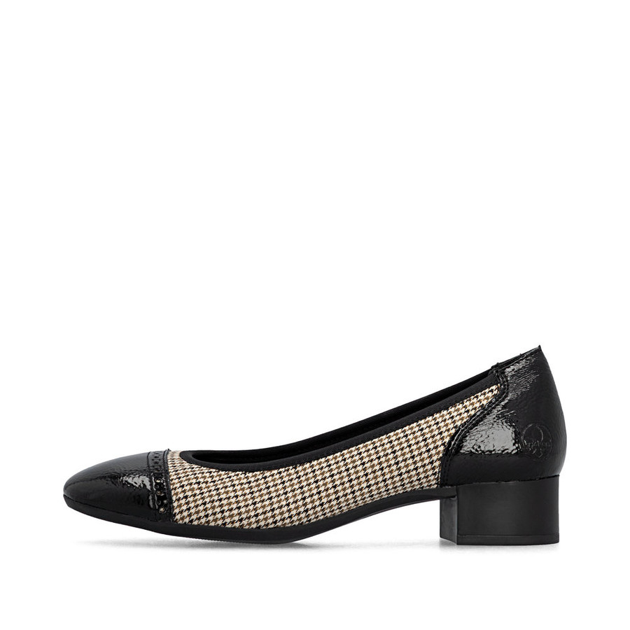 SPECTATOR PUMP PRINT BLACK/BEIGE 43450-60