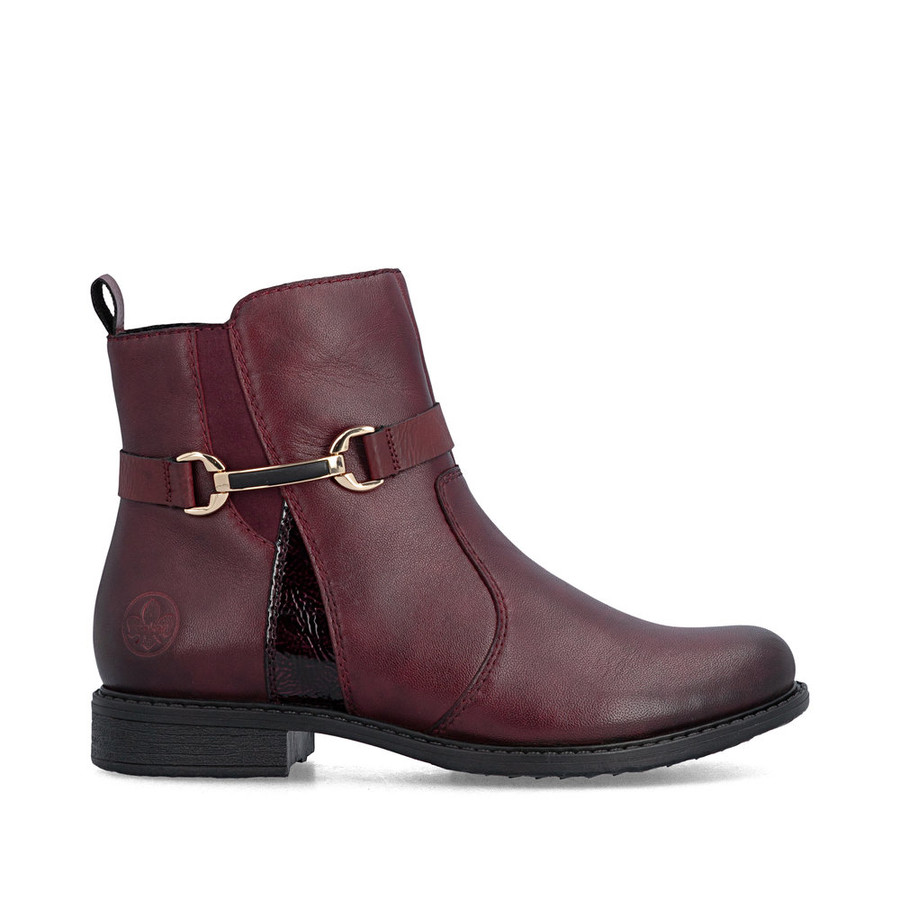SDZIP ANKLE BOOT RIDER BORDEAUX 74856-35