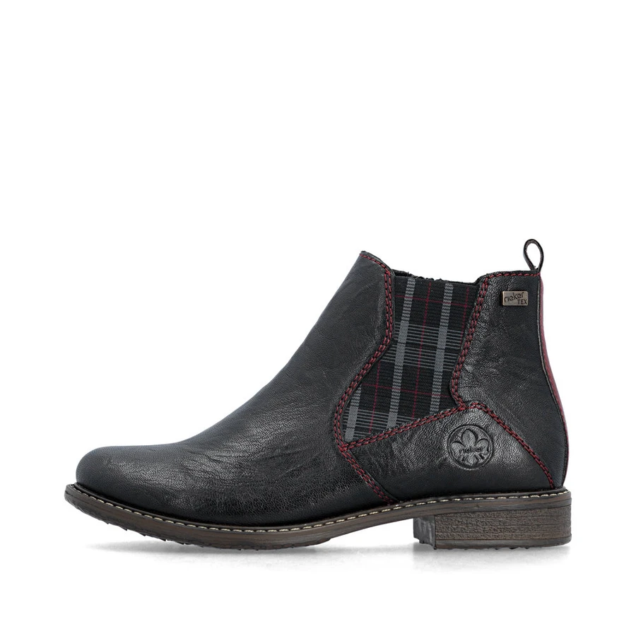WP SHORT BOOT PLAID GORE BLACK/WINE 74860-00