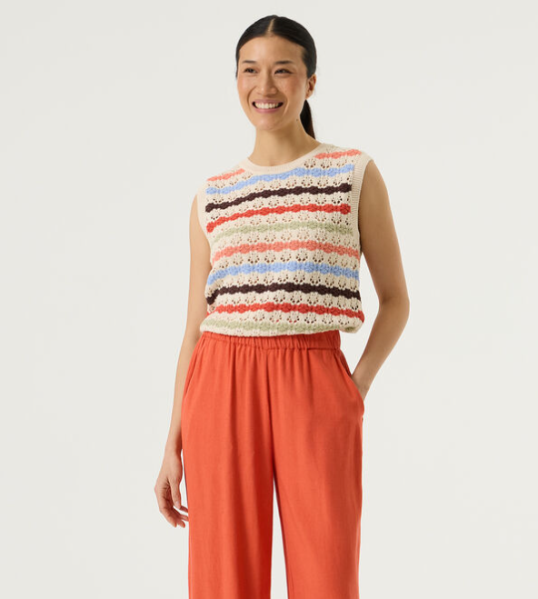 SLVLESS WAVE SWEATER P260241