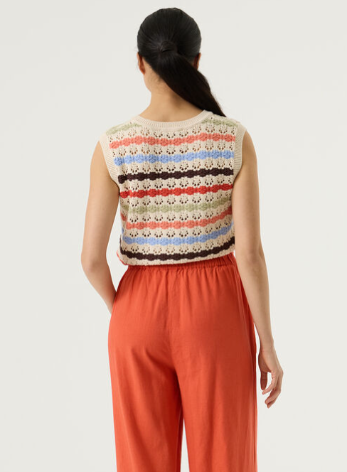 SLVLESS WAVE SWEATER P260241