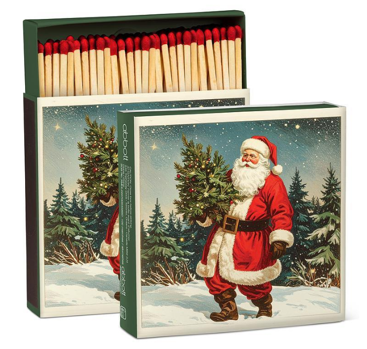 VINTAGE SANTA MATCHES - 100 STKS 20SPARKABX241(20SPARKABX241)