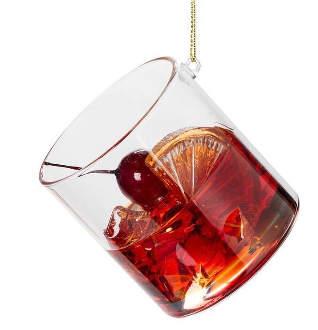 OLD FASHION WITH ICE ORNAMENT 27COCKTAIL331