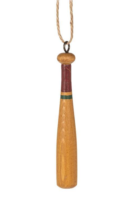 BASEBALL BAT ORNAMENT 27LODGE491