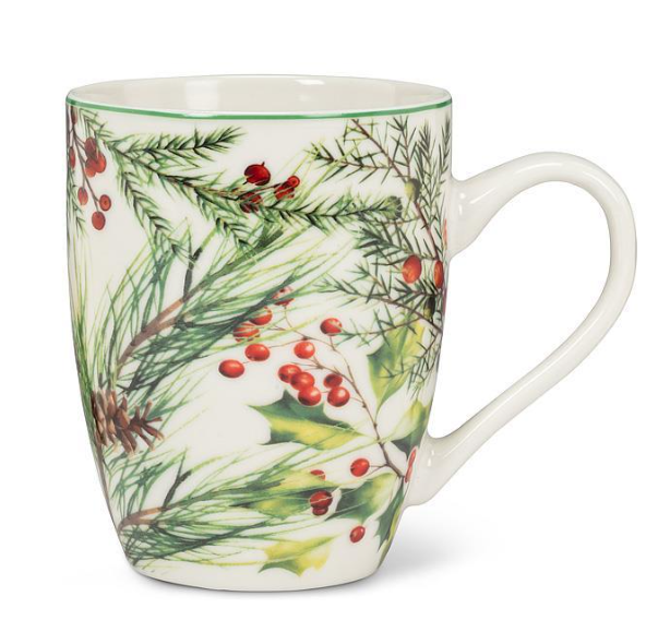 PINE & HOLLY MUG 27PINEBERRYMUG(27PINEBERRYMUG)