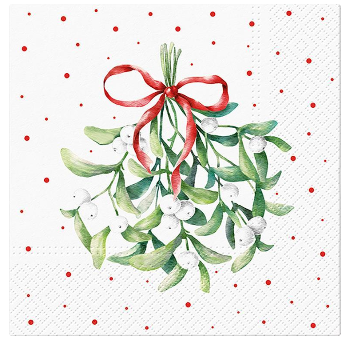 LG MISTLETOE MAGIC NAPKINS 20PK 88L242900