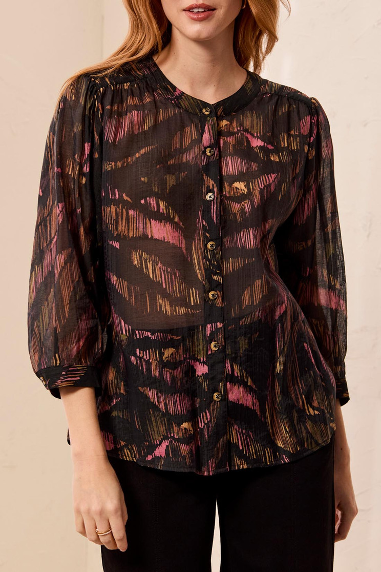 LOWY DOLMAN SLV BLOUSE SELF COV BUTTONS 5539O-4996
