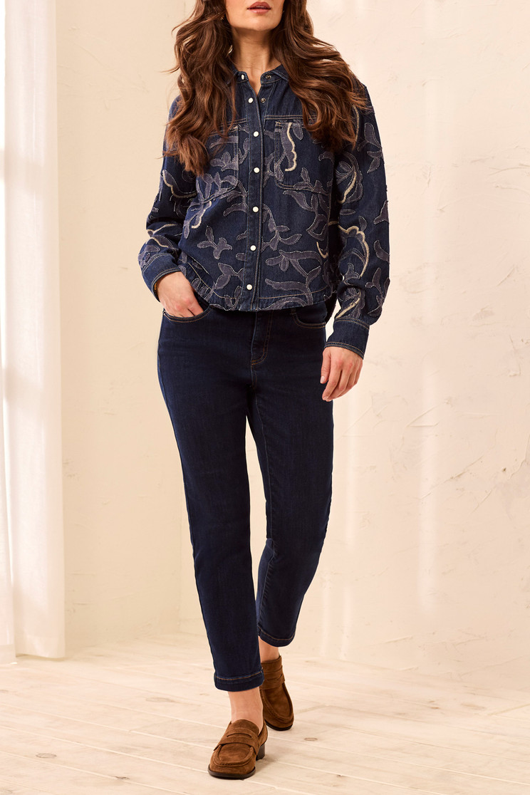 BOUNDLESS - AUDREY STRAIGHT LEG CROP JEANS 5887O-5100