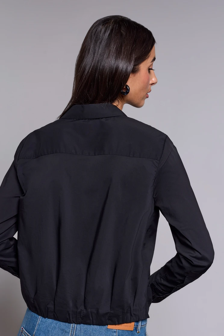 FRONT KNOT CLASSIC SOLID SHIRT 6129O-5185