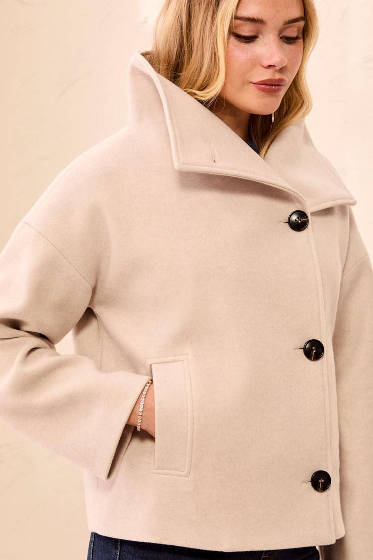 LOFTY CHIC FUNNEL NECK JACKET 6343O-5847