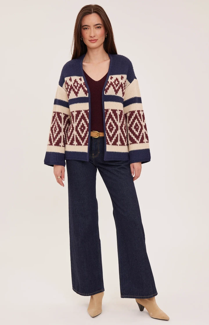 DORIAN OPEN CARDIGAN PRINT GF26083186