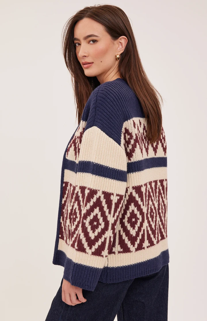 DORIAN OPEN CARDIGAN PRINT GF26083186