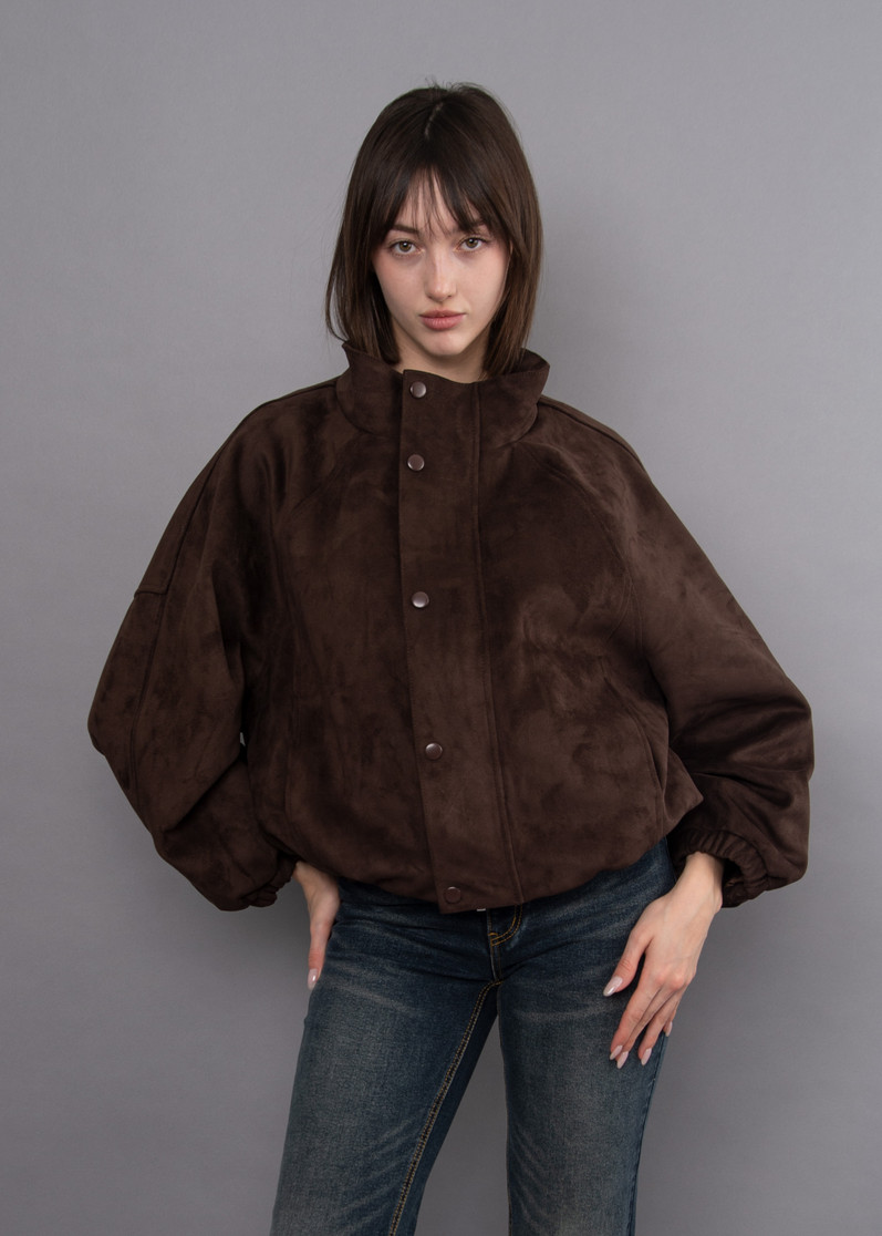 MIA IMITATION SUEDE BALLOON JACKET 78J900S