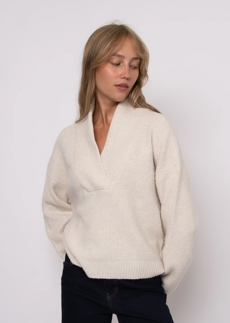 QUINLAN LS SHAWL NECK PULL OVER 78S342S