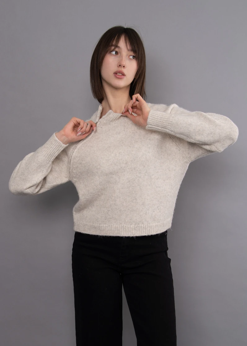 MANDISA RAGLAN LS CREW PULL OVER 78S690S