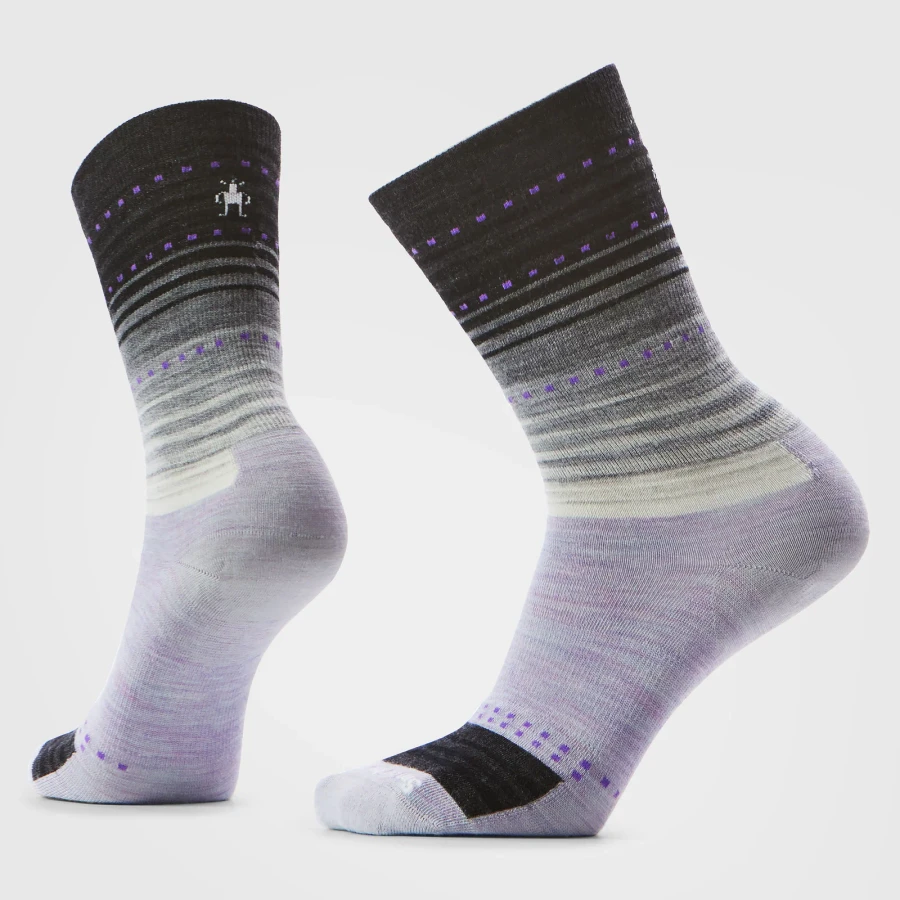 EVERDAY STITCH STRIPE CREW PURPLE BLK SW001999Q54