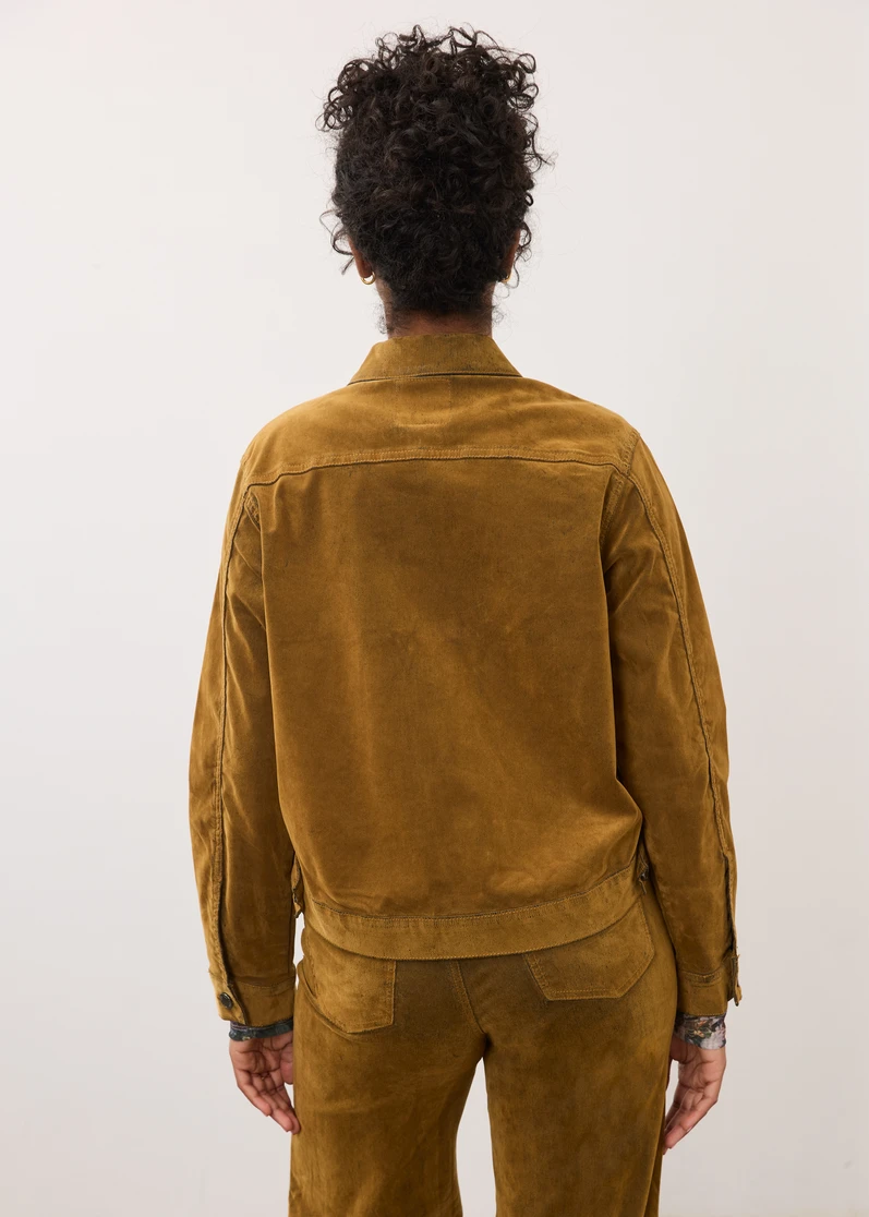 BOXY JACKET FLOCK DENIM 10030437