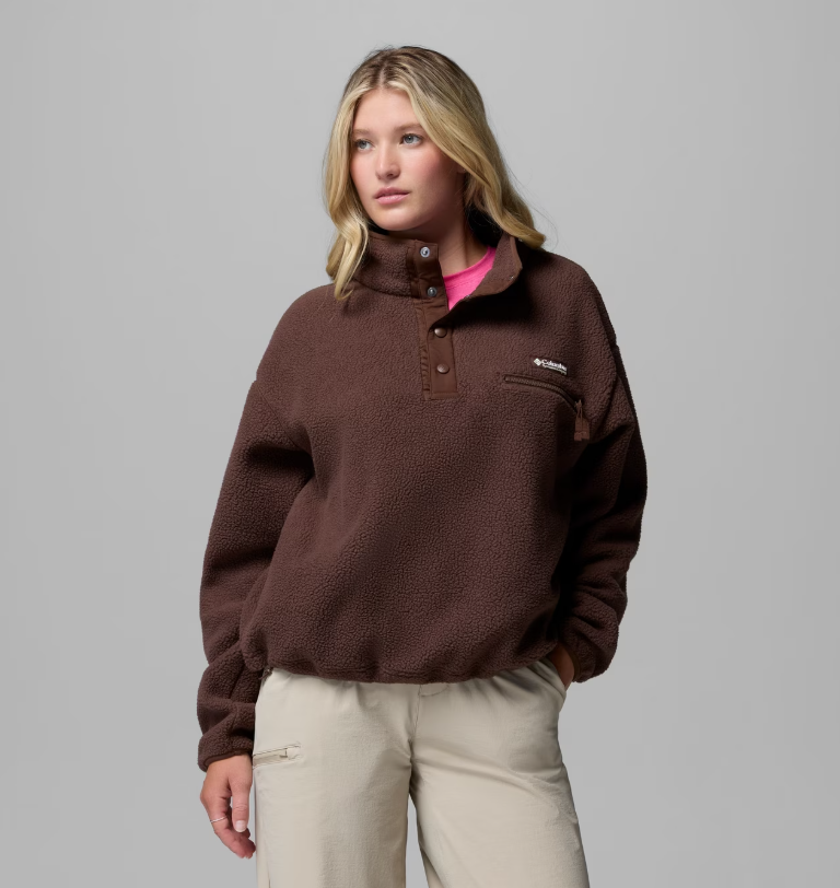 HELVETIA II CROPPED HALF SNAP FLEECE 2092231