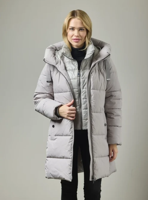 3/4 SERONA FILL HOODED COAT W/INSERT 2456