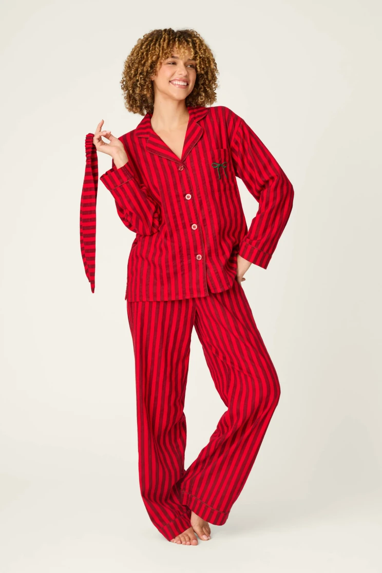 ICON FLANNEL PJ SET LIPSTICK RZFLPJ1LIP