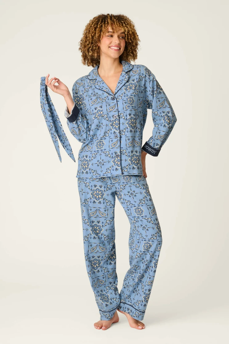 HERITAGE FLANNEL PJ SET HOWDY RZFLPJ1SCHA