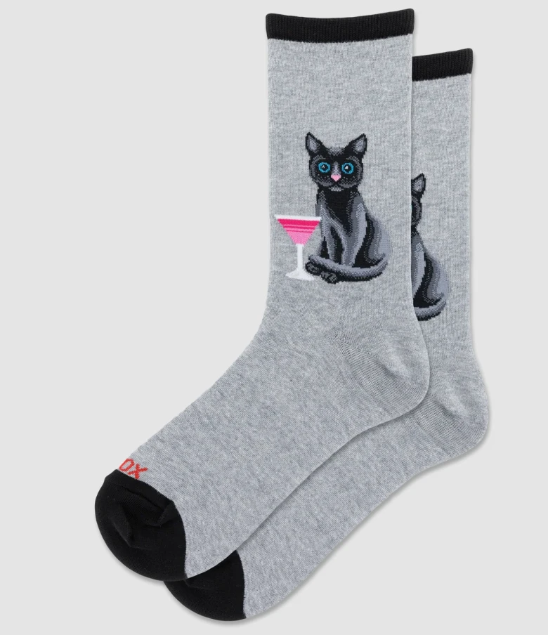 LDS SOCK MEOWTINI CREW(HSW10540)