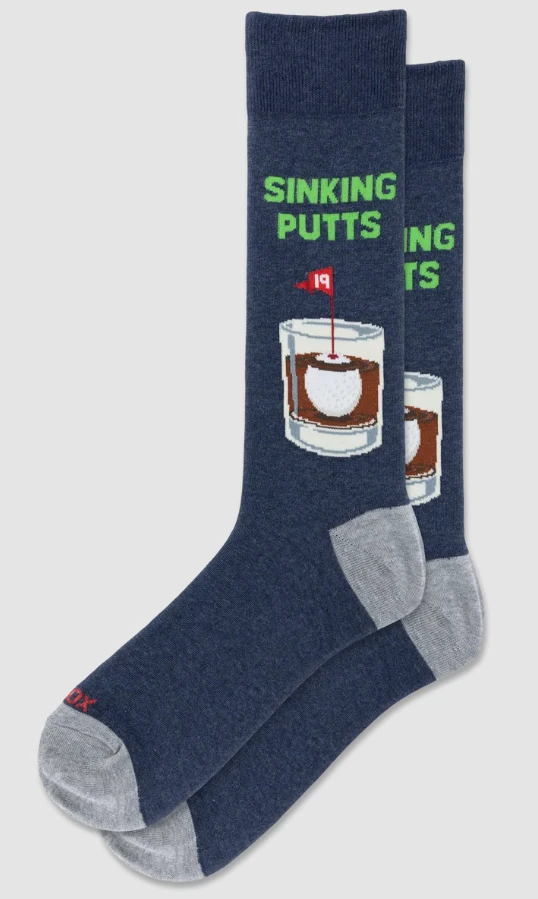 MENS CREW SOCK SINKING PUTTS(HSM10463)