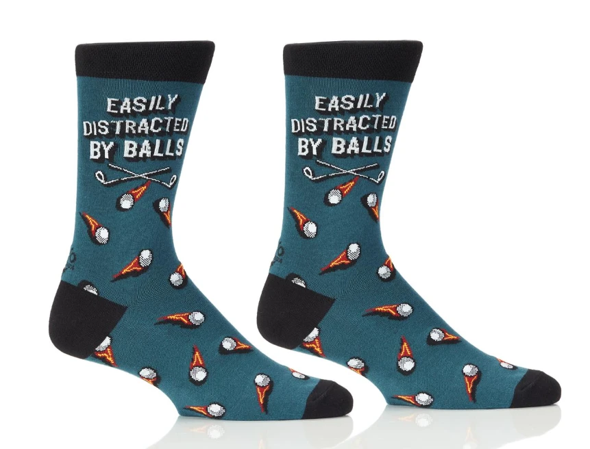 MENS CREW SOCK EASILY DISTRACTED