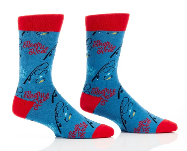 MEN'S CREW SOCK KEEP IT REEL