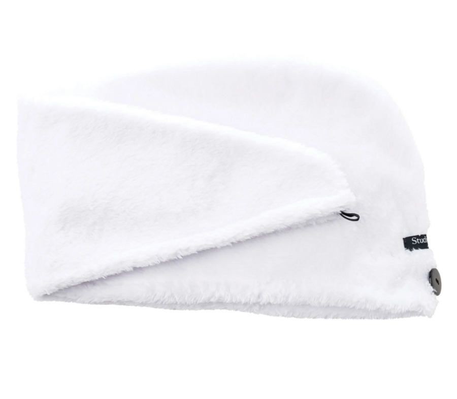 SD HAIR DRYING TURBAN WHITE