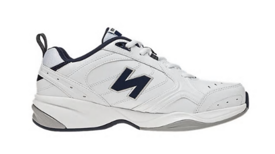 MX624 TRAIN SHOE LTH WHT/NVY MX624WN2 