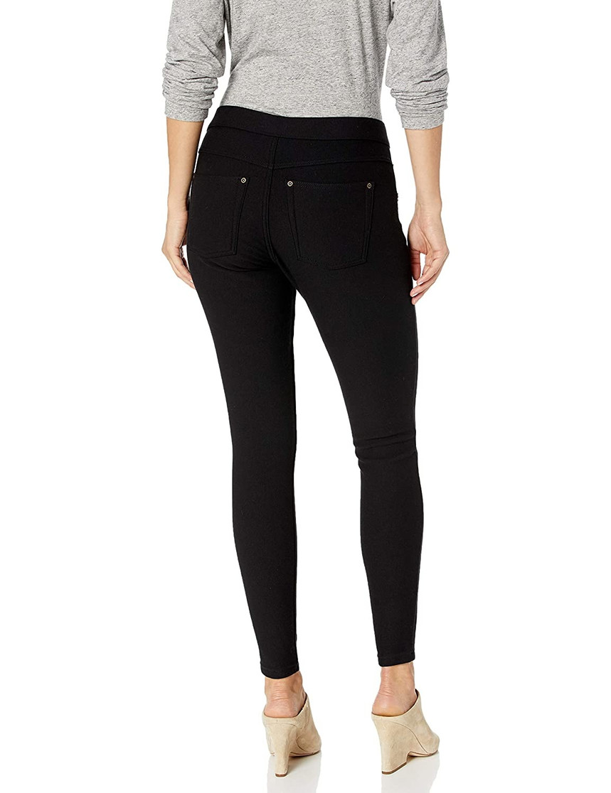 Fleece Lined Denim Leggings (Black) – Ennoja Clothing