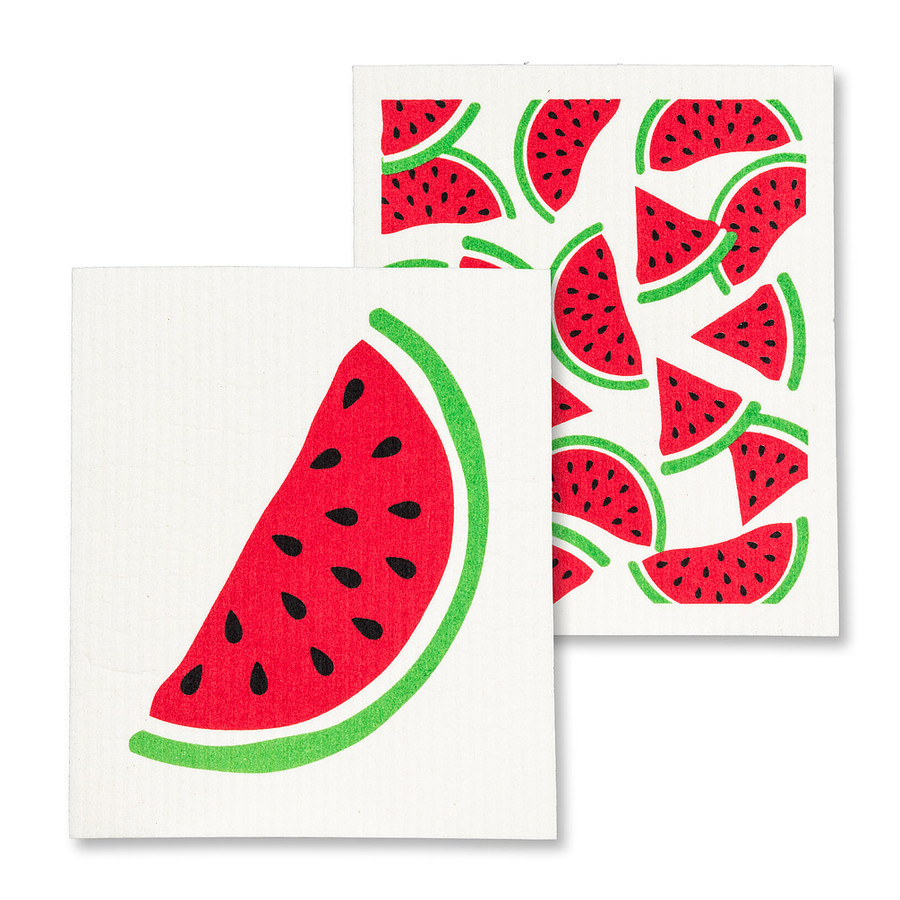 WATERMELON DISHCLOTHS SET/2 84ASDAB80