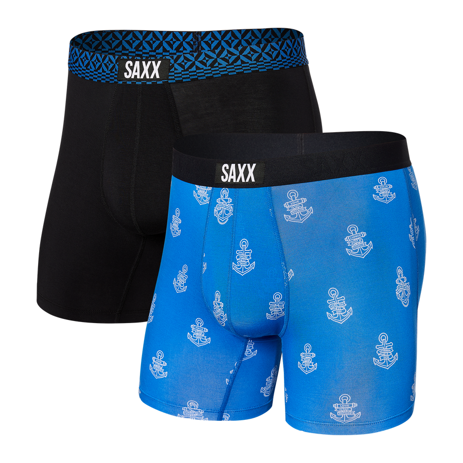 VIBE BOXER BRIEF 2PK - VITAMIN SEA/BLK REMIX GEO SXPP2VVTS