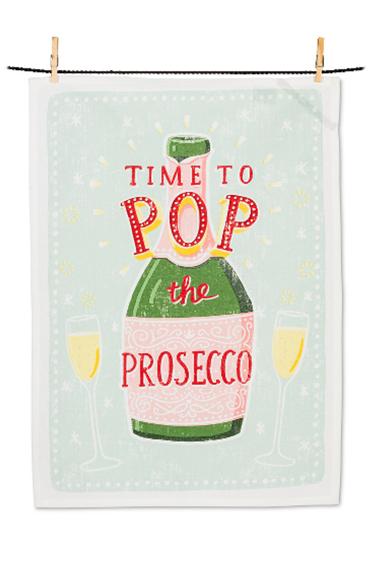 POP PROSECCO TEA TOWEL 56KTBMX01