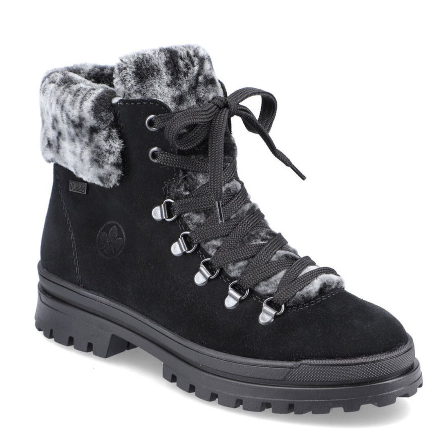 SUEDE WP HIKER OC FLIP BOOT BLACK Z5420-00