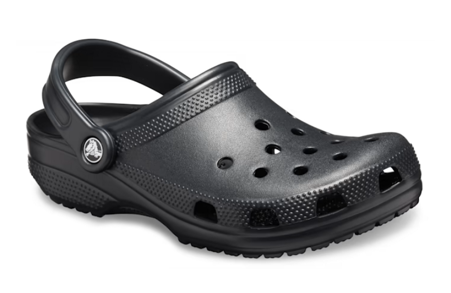 Crocs Classic Crush Sandals, Black at John Lewis & Partners