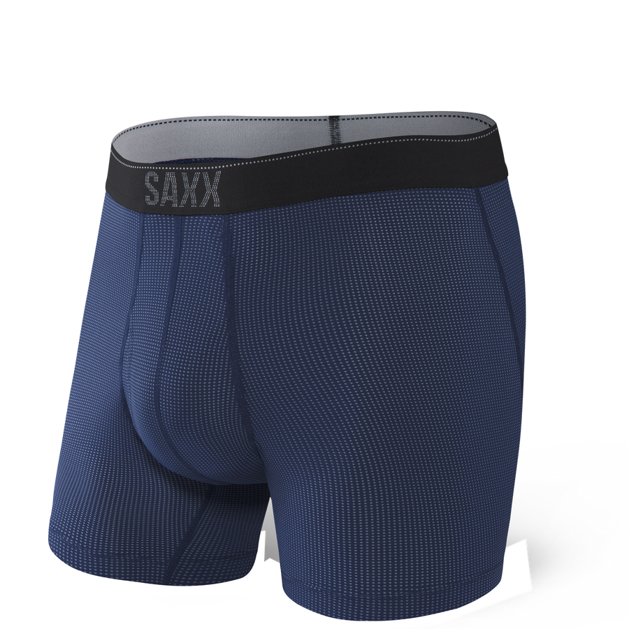 QUEST QUICK DRY MESH BOXER BRIEF FLY - MIDNIGHT BLUE ii SXBB70F-MB2