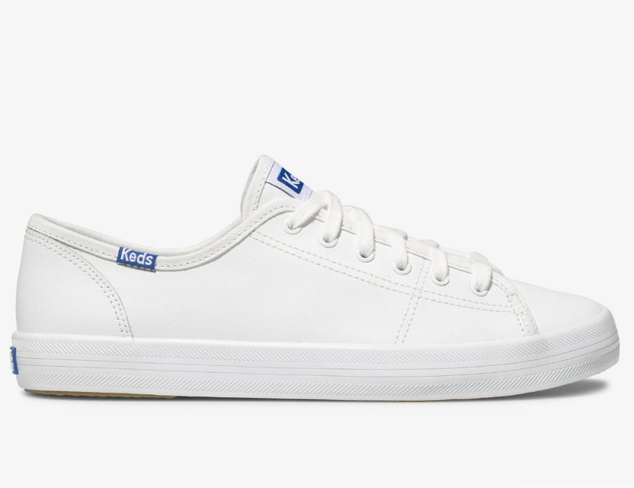 KICKSTART LEATHER WHITE/BLUE WH57559