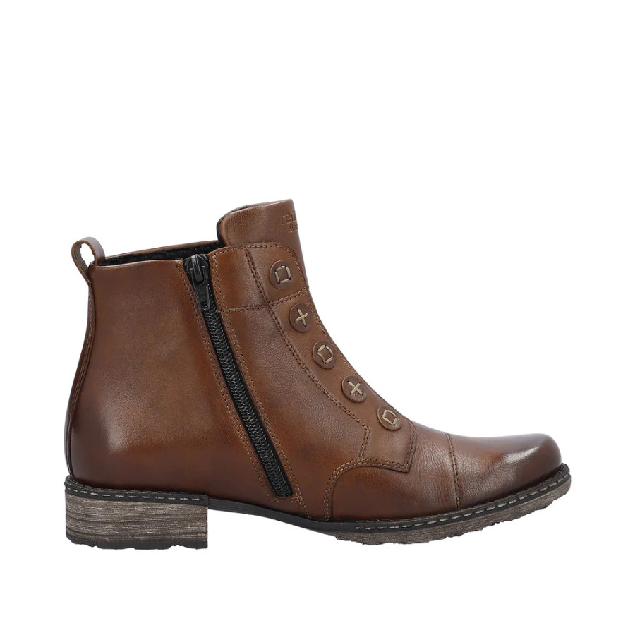 GRANNY BOOT SDZIP CHESTNUT  D4392-22