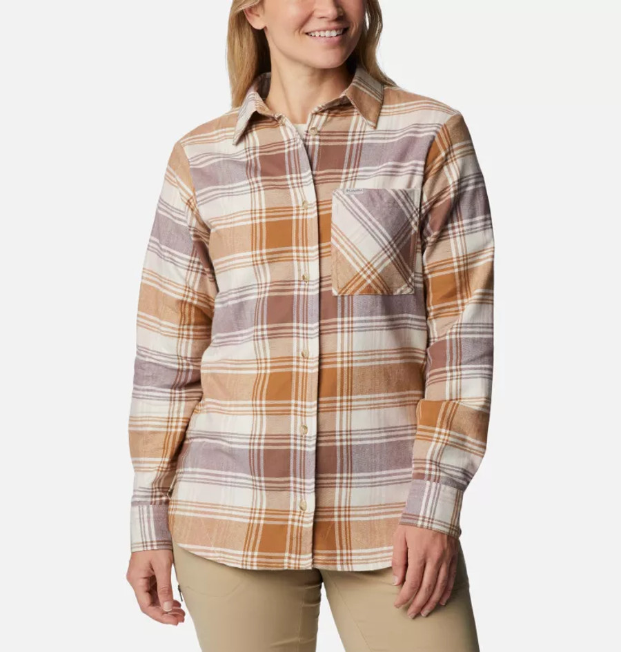 LS LT BRUSH FLANNEL CHECK SHIRT 7164535 - Brock's