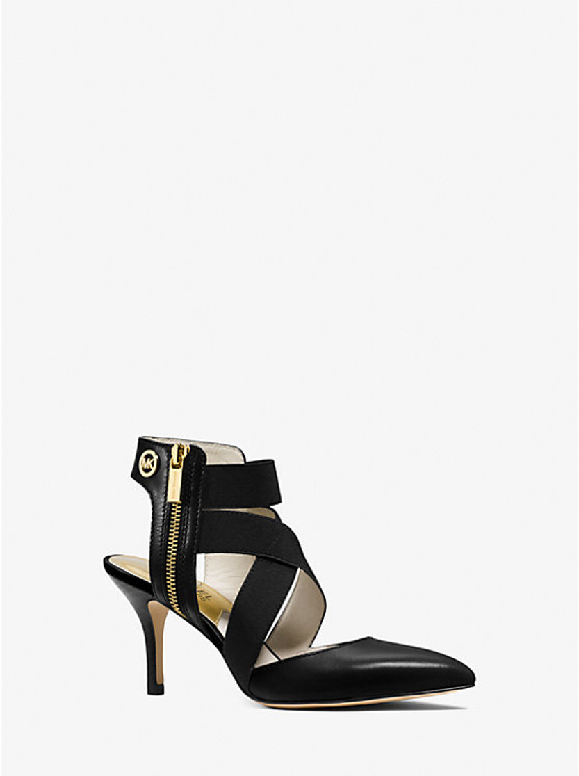 GIA-02 by EVERLY LEATHER OPEN TOE/HEEL SANDAL W ZIP - Brock's