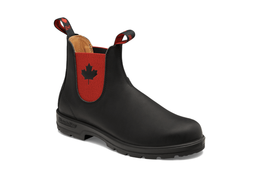 Blundstone 1474 - Classic Eh!Boot Black w/Red Elastic (sizing 7.5 to 13 AUS)
