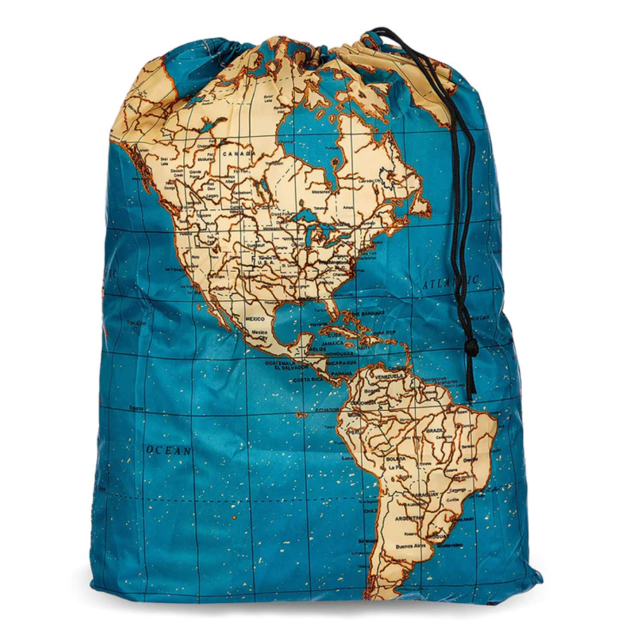 TRAVEL LAUNDRY BAG - MAPS  LB06MP(LB06MP)