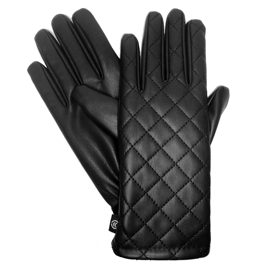 FAUX NAPPA GLOVE DIAMND QUILT 20585