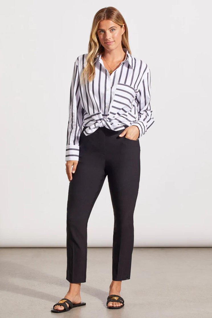 FLATTEN IT PULL ON ANKLE PANT W/SLITS 1763O-7165