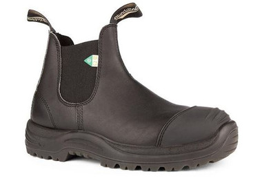 Blundstone 168 - Work & Safety Boot Rubber Toe Cap Black - Brock's